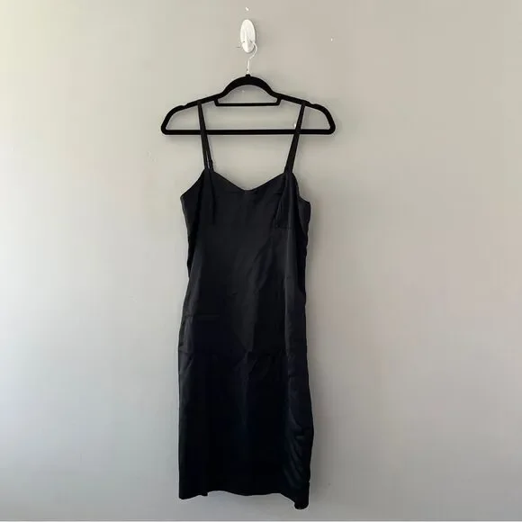 black satin dress express Express Black Satin Strapless Pleated Cocktail Mini Sheath Dress NWT Size 2